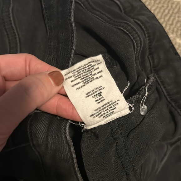 Free People Skinny Jeans Distressed Black Size W28 - Picture 5 of 12